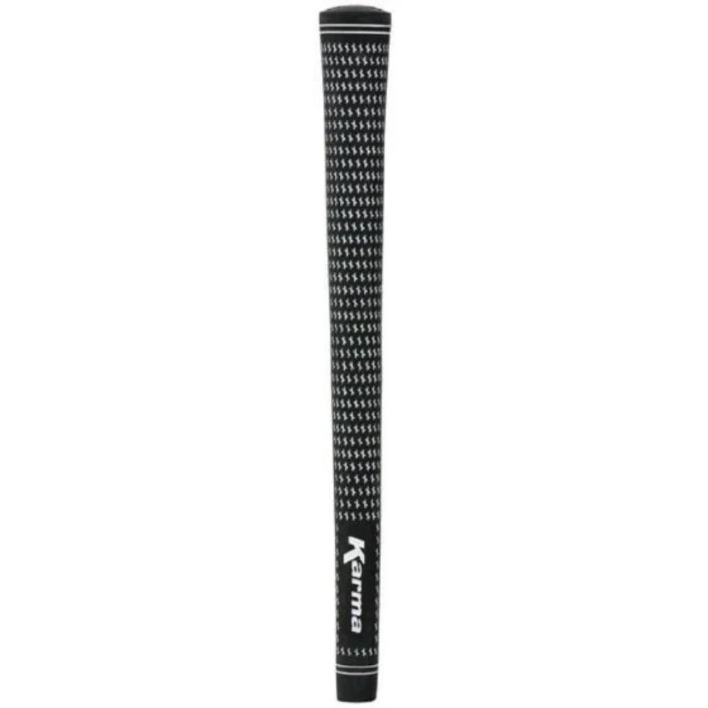 Karma Velour Golf Grips Black White
