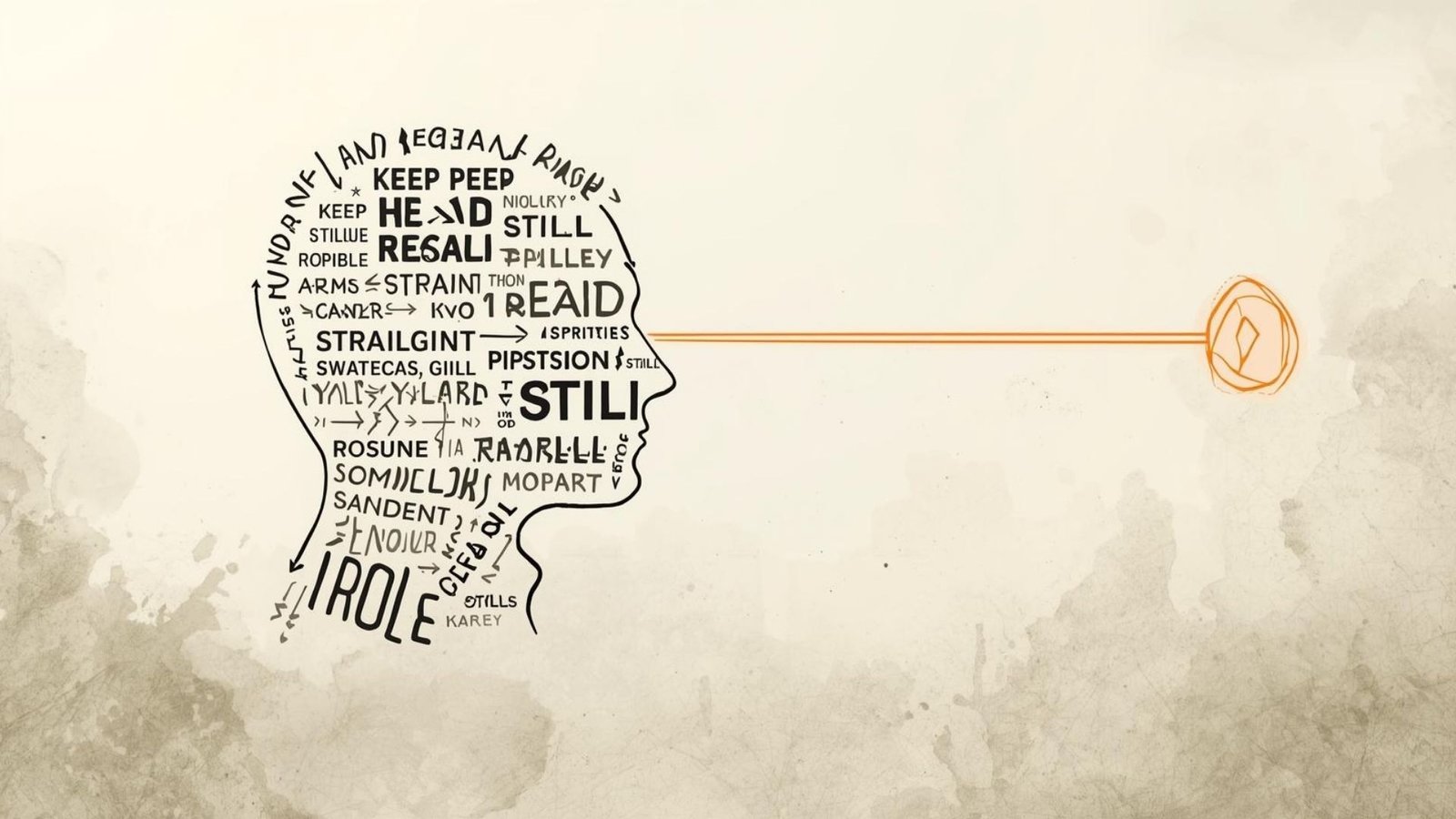 Self-Doubt นักกอล์ฟกำลังมองเครื่องหมายคำถามขนาดใหญ่ที่เรืองแสงอยู่เหนือลูกกอล์ฟ_ซึ่งเป็นสัญลักษณ์ของความสงสัยในตัวเอง (Self-Doubt) ในจิตวิทยากอล์ฟ