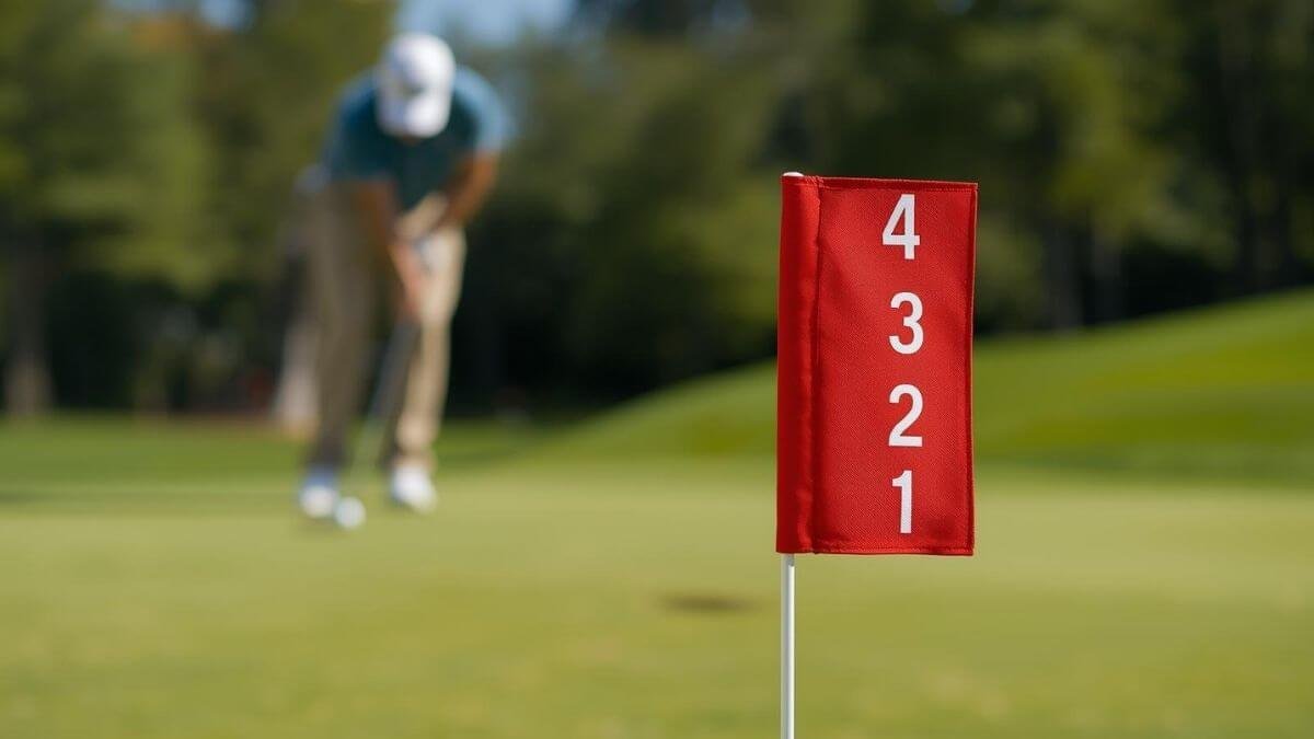 ลำดับการฝึกพัตต์แบบย้อนศร 4-3-2-1 เริ่มจากน้ำหนักไปสู่การอ่านไลน์