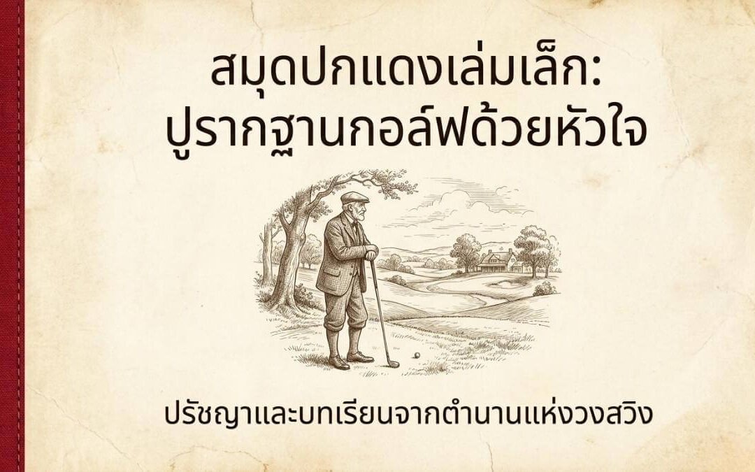 ถอดรหัสตำนานกอล์ฟ: 5 ปรัชญาจาก Harvey Penick ที่จะเปลี่ยนคุณให้เป็นนักกอล์ฟที่เฉียบขาด (สรุป Little Red Book บทที่ 11-15)