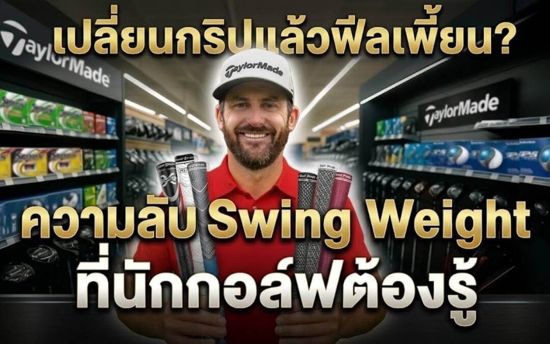 เปลี่ยนกริปแล้วฟีลเพี้ยน? ความลับ Swing Weight ที่นักกอล์ฟต้องรู้