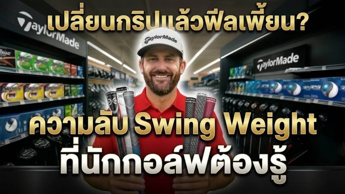 เปลี่ยนกริปแล้วฟีลเพี้ยน? ความลับ Swing Weight ที่นักกอล์ฟต้องรู้