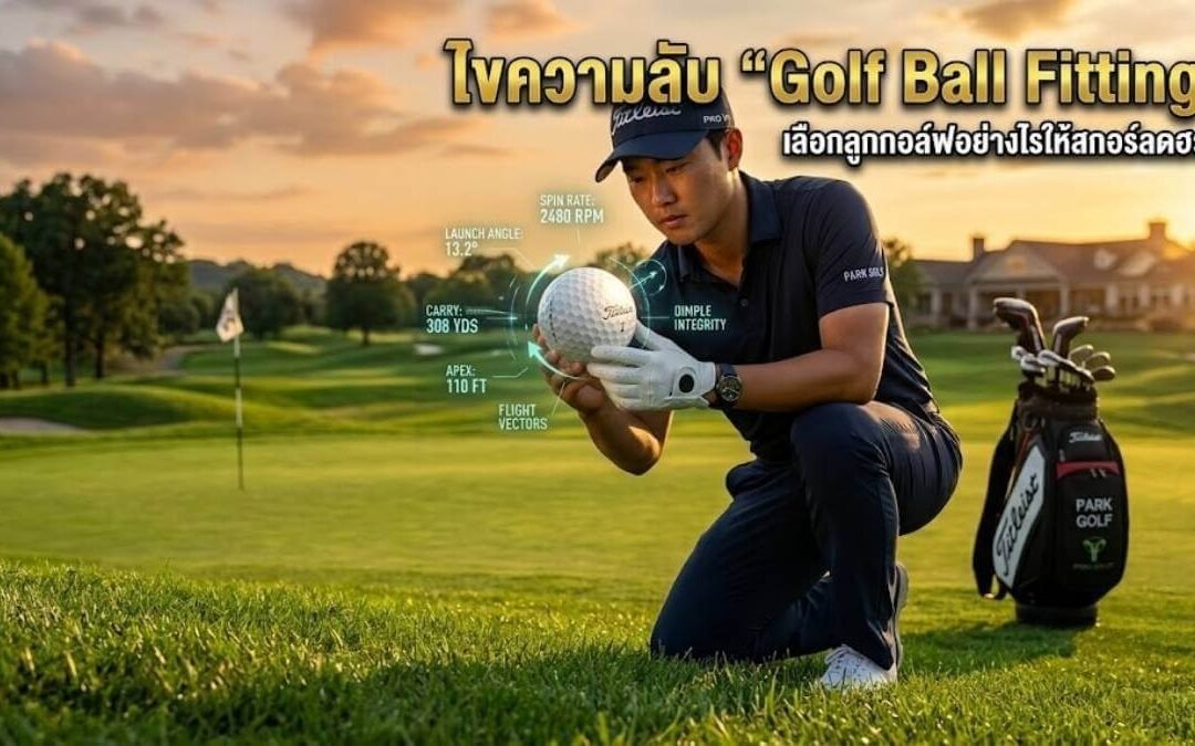 ไขความลับ “Golf Ball Fitting”: เลือกลูกกอล์ฟอย่างไรให้สกอร์ลดฮวบ (ฉบับมือโปร)