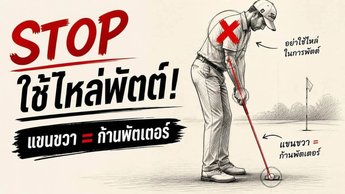 การปฏิวัติการพัตต์: เลิกซ้อม “การพลาด” แล้วเริ่ม “กลิ้งลูก” ให้ลงหลุมแบบโปร